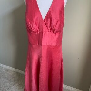 Wtoo by Watters & Watters Coral Halter Pink Dress
